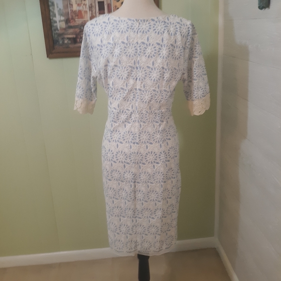 Chris McLaughlin daisy lace dress sz 14 - Picture 6 of 11